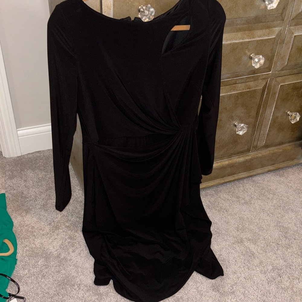 ADRIANNA PAPPELL Black Dress - Picture 2 of 7